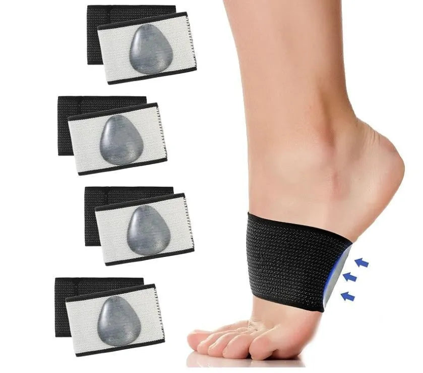 Elastic foot bandage cover for flat foot arch support in PU material