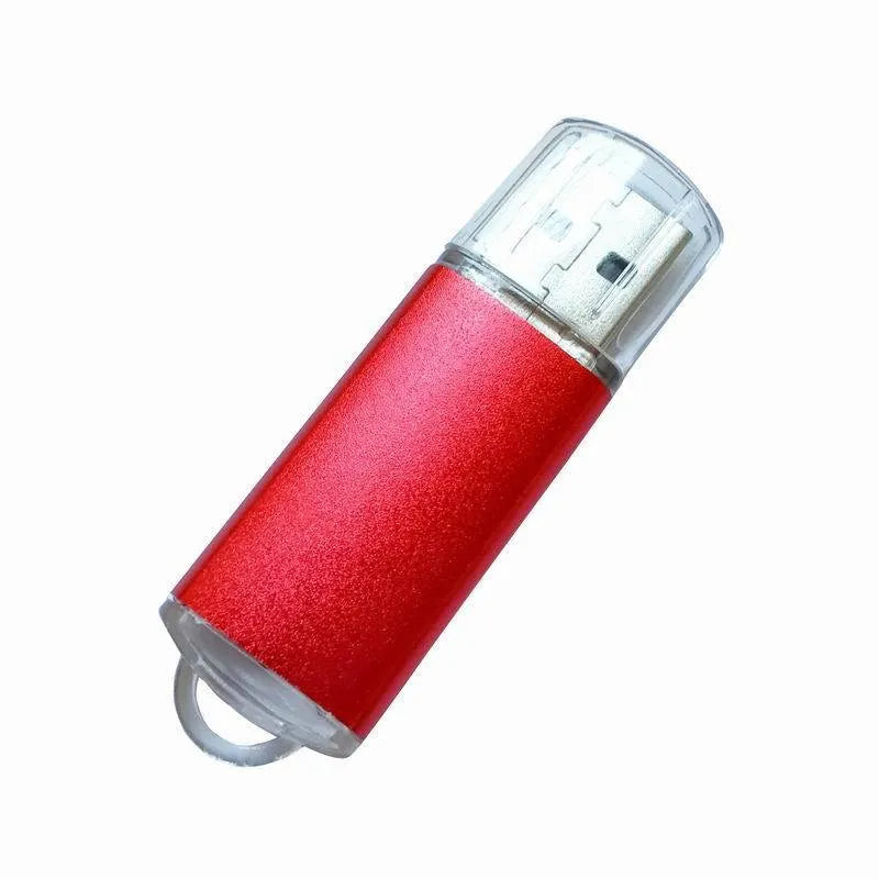 USB software encryption dongle with metal shell in seven colour options showing compact 50mm design
