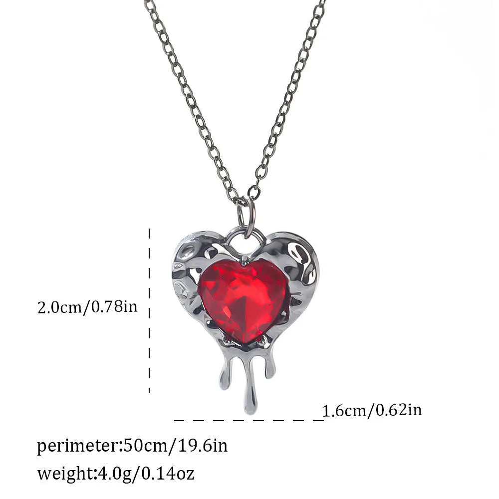 Dark Halloween necklace with spider bat pendant in zinc alloy with electroplated finish