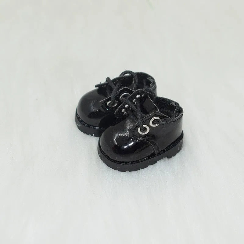 17cm fashion doll replacement shoes in multiple styles including black boots and pink heels