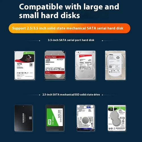 3.5 inch USB SATA hard disk enclosure with slide cover design in multiple colour options