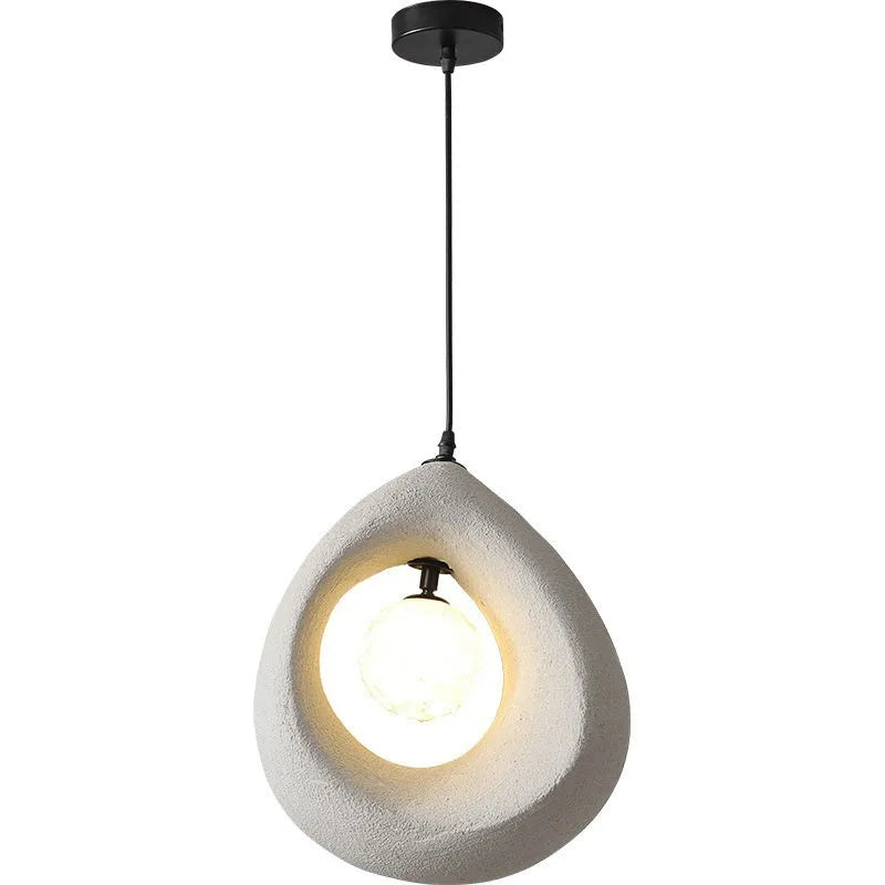 Modern bar chandelier pendant light with milky white lampshade