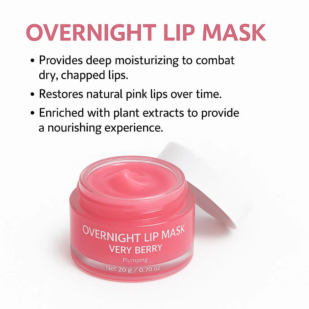 Lip balm 20g tube for night care treatment for dry cracked lips