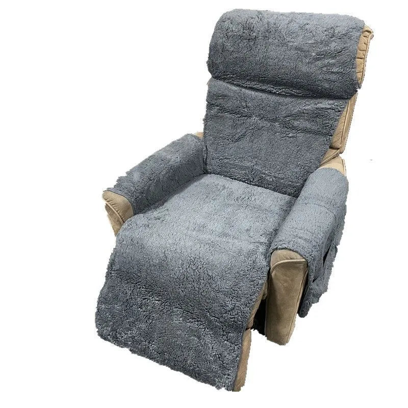 Polyester sofa cushion cover slipcover in lambswool colour with size options for furniture protection