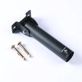 Steel wall-mounted barbell rod rack holding 25 tubes