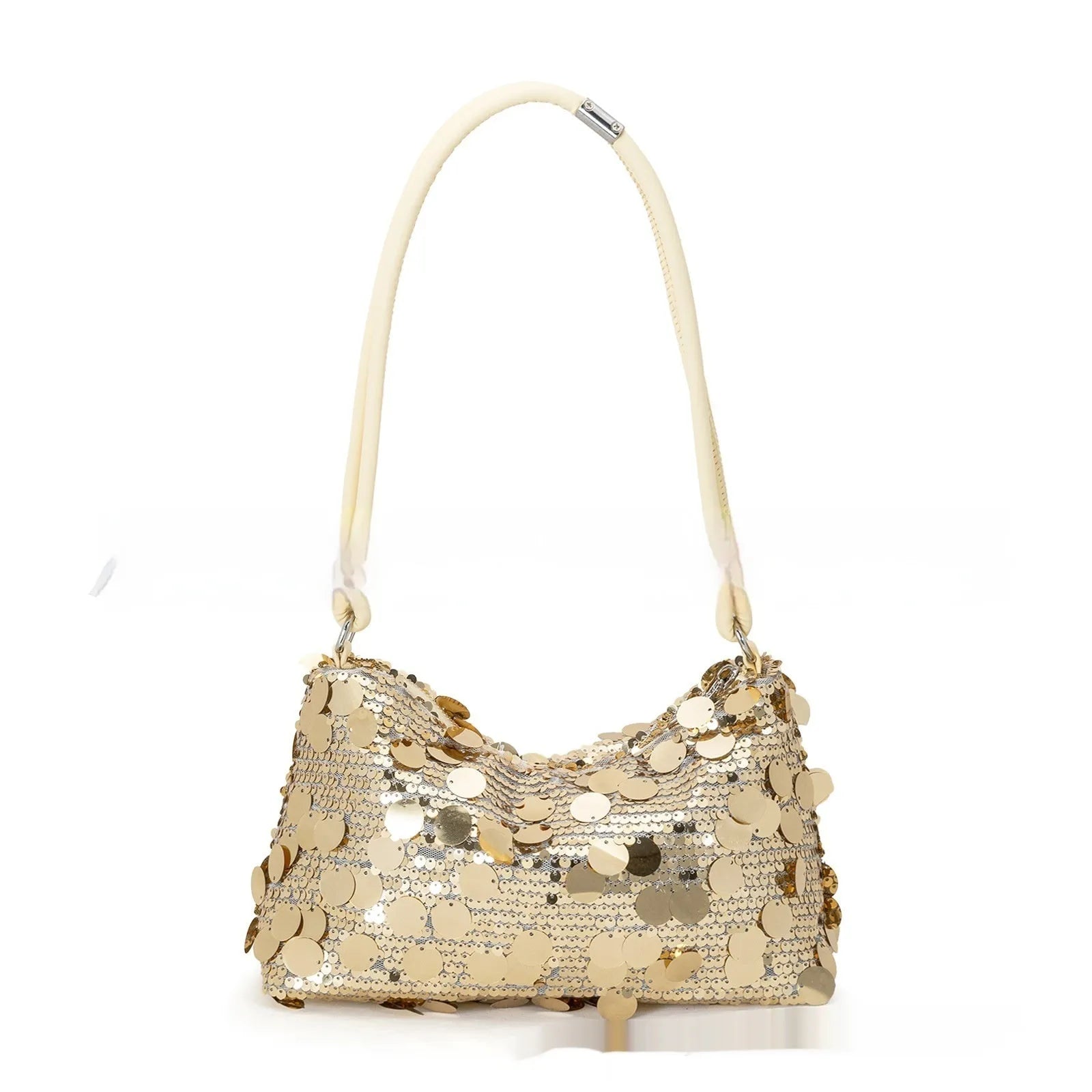 Women's polyester crossbody shoulder bag in urban simplicity style measuring 25x11x15cm