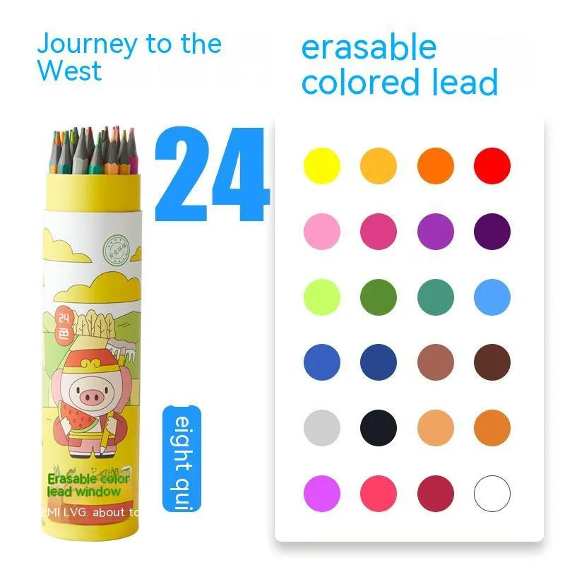 Zhenglin Sports Series colour pencils with paper barrel in multiple colour set options