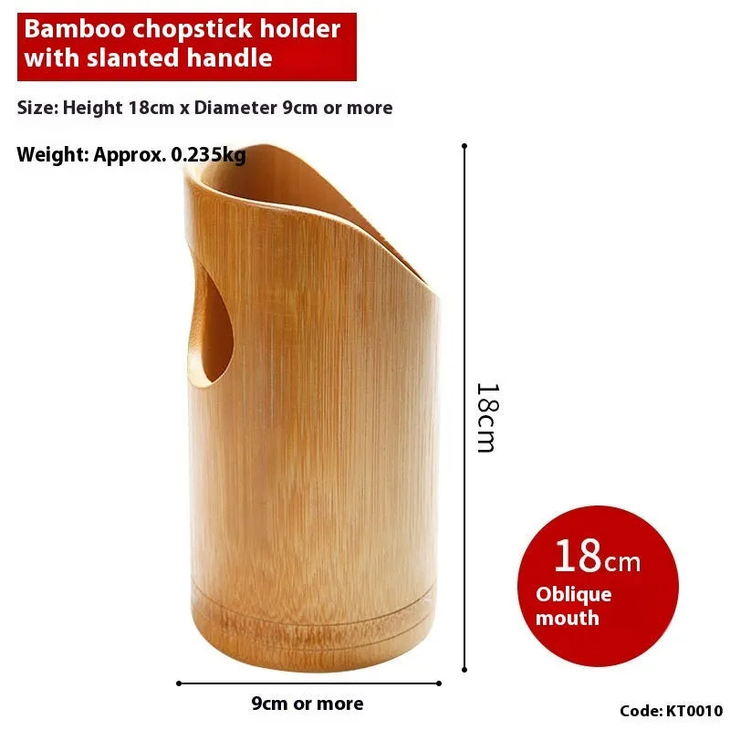 Wild bamboo chopsticks holder in multiple style variants showing different sizes and designs
