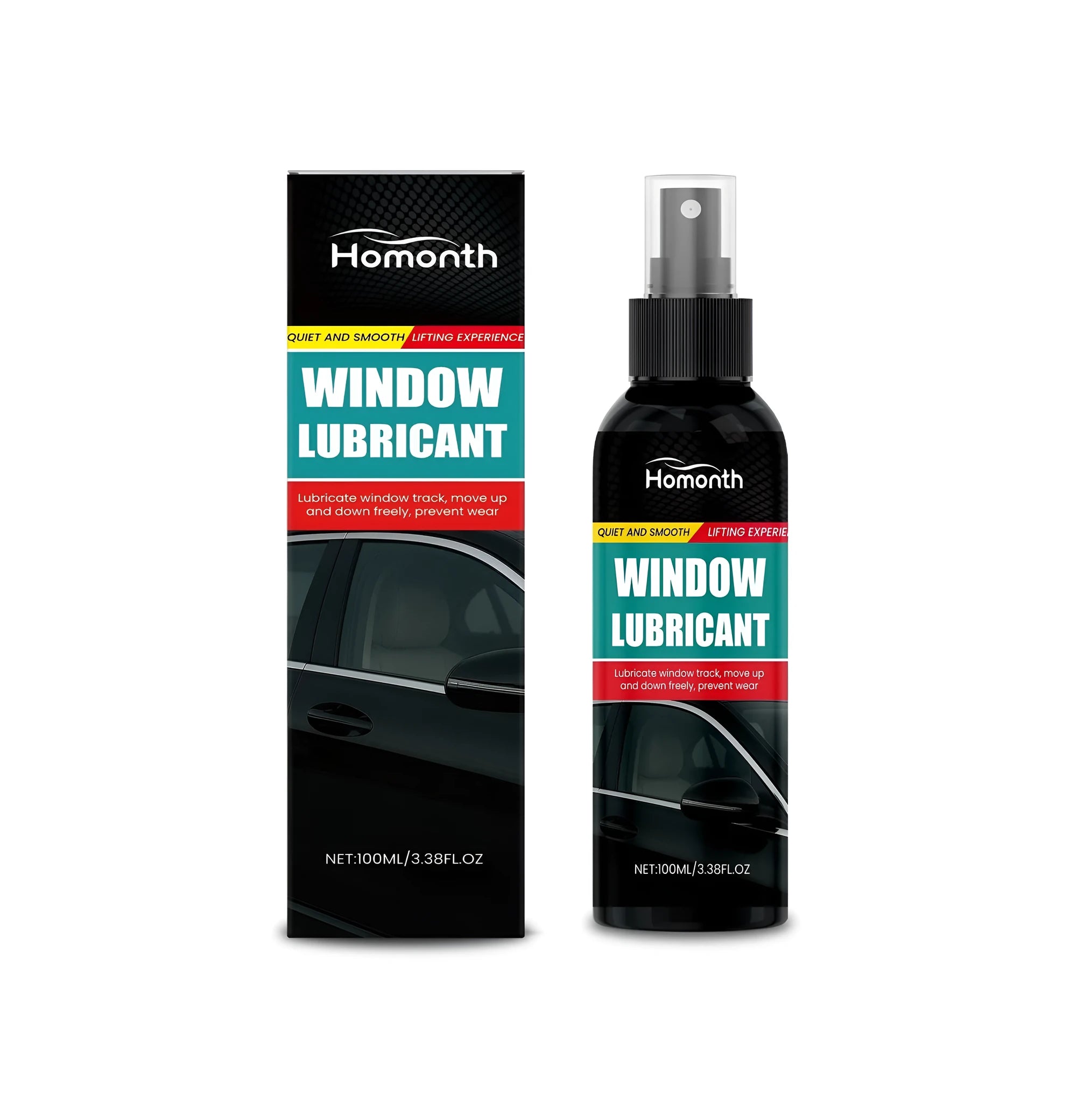 100ml window lubricant spray bottle for noise reduction on sliding windows