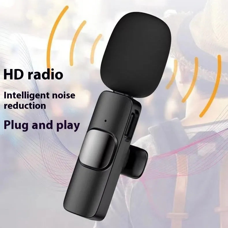 K-series collar clip microphone for wireless outdoor recording with multiple interface options.
