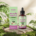 60ml bottle of dog milk thistle extract nutrient solution with turmeric and Omega-3 for liver and digestive support