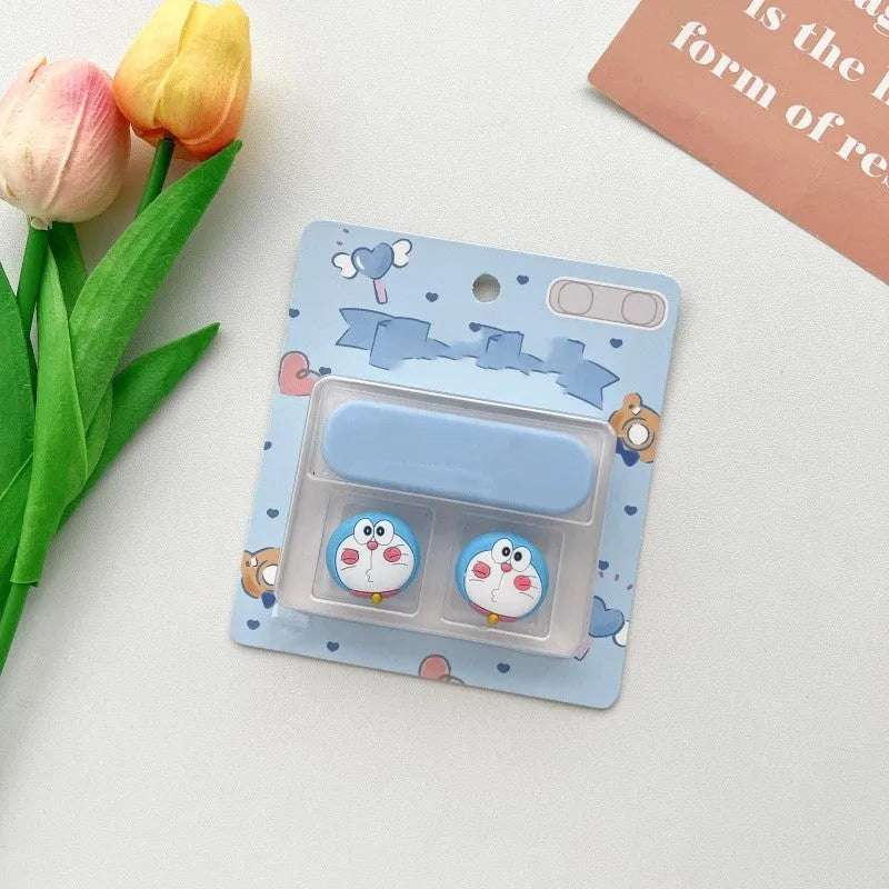 Cartoon magnetic protection data cable fixer in plastic construction for desktop magnetic hubs