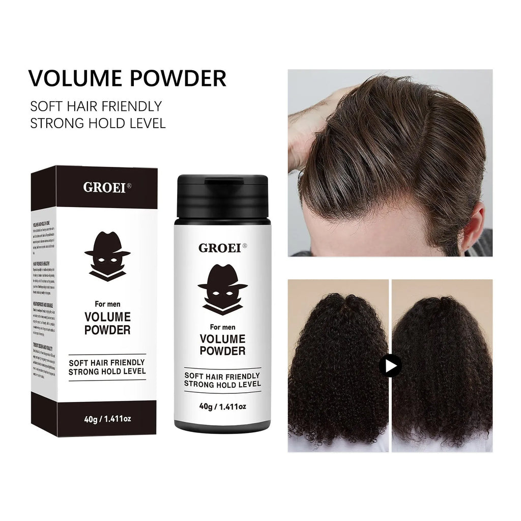 40g disposable hair styling powder compact for oil control and volume