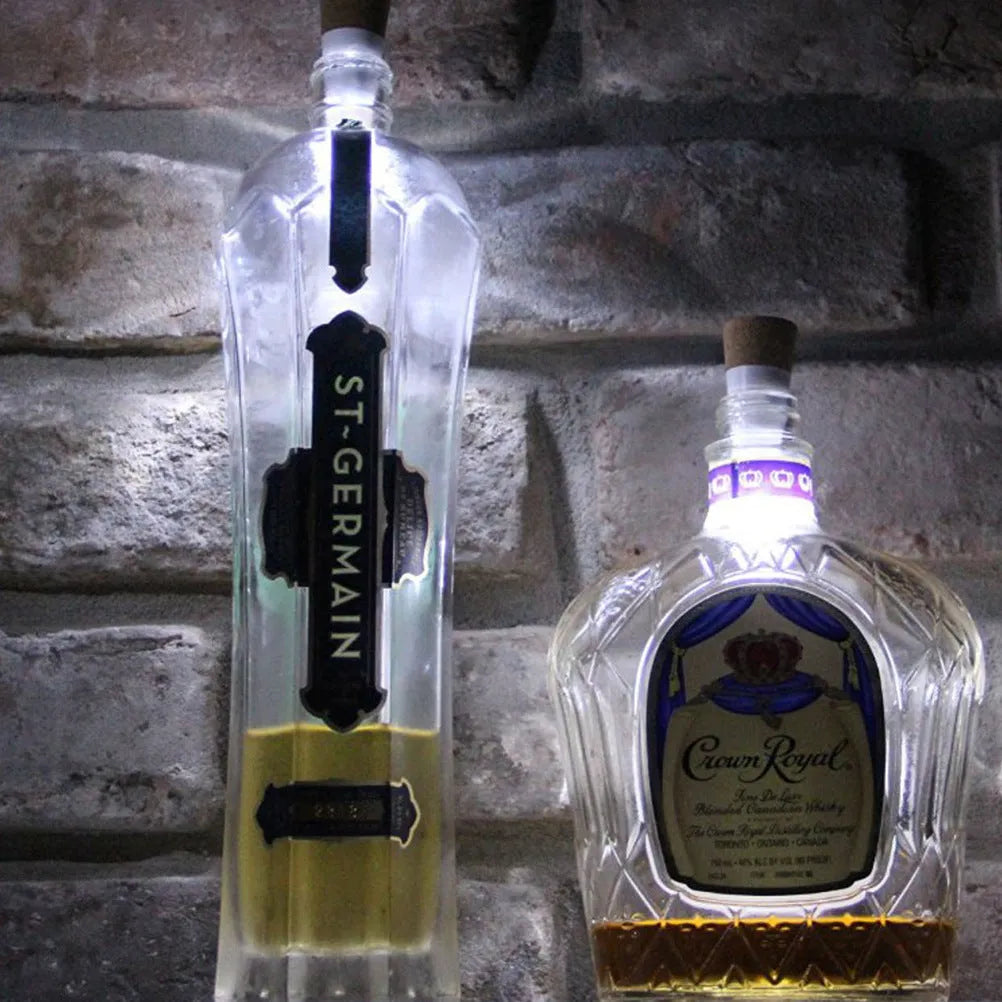 LED rechargeable luminous bottle cap cork light with plastic shell