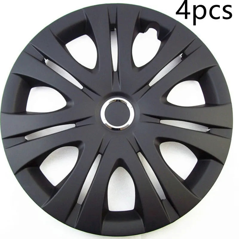 Universal silver ABS plastic wheel hub cover for 13-16 inch car wheels