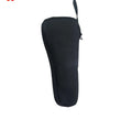 Black cloth storage bag for mobile phone stabilizer accessories with zipper