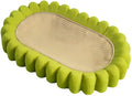 Green oval cat scratch pad bowl measuring 650mm with high hardness sisal scratching surface