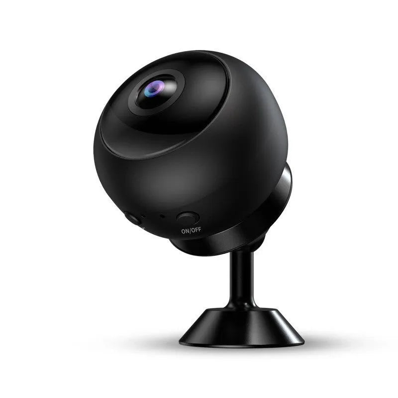 1080p wireless WIFI security camera with ABS plastic housing and wide-angle lens