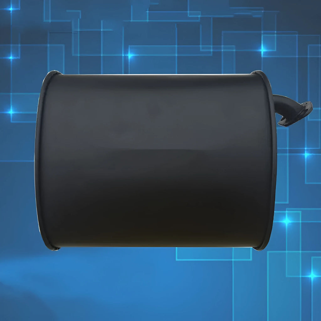 Gasoline generator exhaust silencer and pipe replacement accessory kit