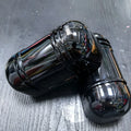 Black 2-beam infrared security detector for anti-theft alarm systems